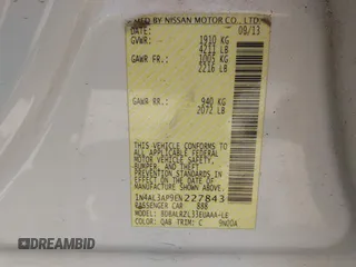2014 Nissan Altima S with VIN 1N4AL3AP9EN227843, listed as a IAAI auction lot 41961956 with 131,376 mi miles and . Bid and sale history available at DreamBid. Image 9.