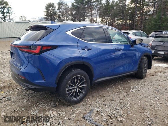 2025 Lexus NX with VIN 2T2HKCEZ9SC038658, listed as a Copart auction lot 79882084 with 1,323 mi miles and Salvage Title. Bid and sale history available at carsss.com. Image 3.