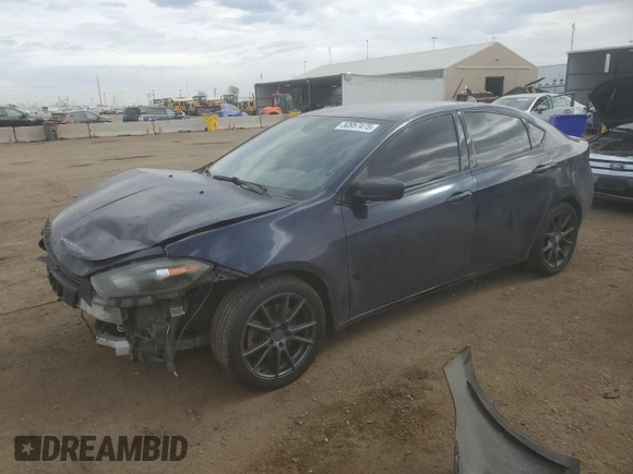 2016 Dodge Dart SXT z VIN 1C3CDFBB1GD530391, wystawiony jako Copart lot #50957475 z przebiegiem 173 606 mil mil oraz Szkoda całkowita • Salvage title. Historia ofert i sprzedaży dostępna na DreamBid. Obrazek 1.