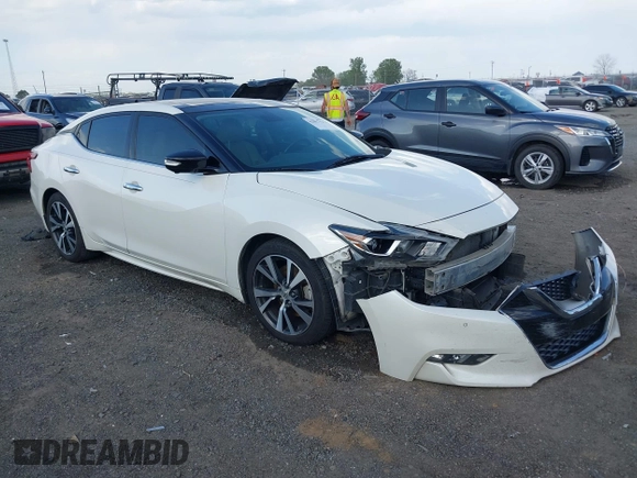 2016 Nissan Maxima SV z VIN 1N4AA6AP9GC431466, wystawiony jako IAAI lot #42007934 z przebiegiem 263 333 mil mil oraz . Historia ofert i sprzedaży dostępna na DreamBid. Obrazek 1.