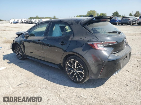 2019 Toyota Corolla Hatchback SE with VIN JTNK4RBE8K3049471, listed as a Copart auction lot 71502434 with 9,591 mi miles and Salvage Title. Bid and sale history available at carsss.com. Image 2.