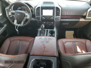 2019 Ford F-150 XL with VIN 1FTEW1E42KFC94989, listed as a Copart auction lot 48256705 with 108,120 mi miles and Salvage Title. Bid and sale history available at carsss.com. Image 8.