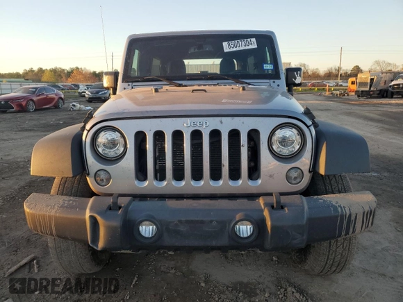 2018 Jeep Wrangler JK Unlimited Sport S with VIN 1C4HJWDG3JL891010, listed as a Copart auction lot 85007304 with 126,887 mi miles and Salvage Title. Bid and sale history available at carsss.com. Image 5.