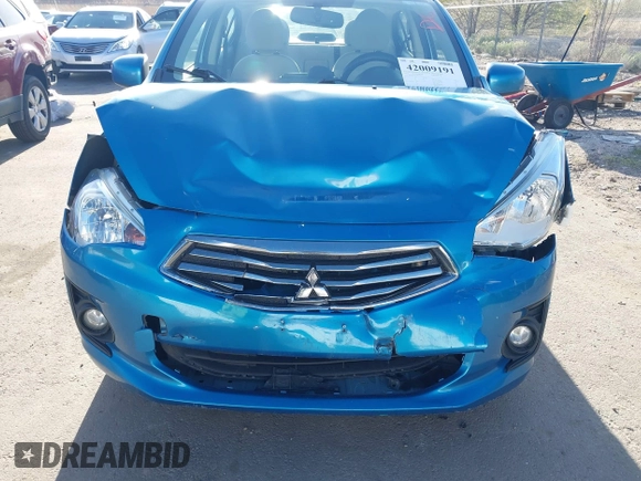 2017 Mitsubishi Mirage ES z VIN ML32F3FJ1HHF12619, wystawiony jako IAAI lot #42009191 z przebiegiem 81 701 mil mil oraz . Historia ofert i sprzedaży dostępna na DreamBid. Obrazek 6.