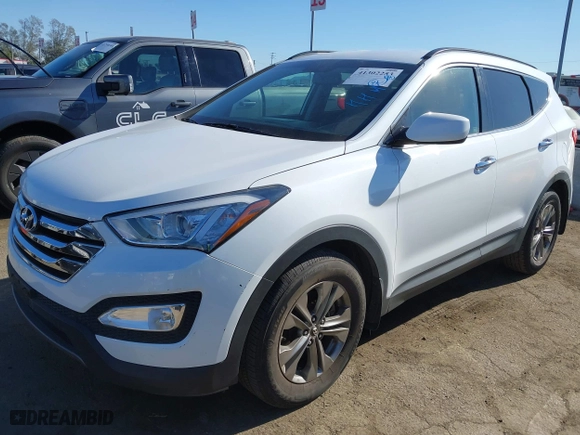 2014 Hyundai Santa Fe Sport with VIN 5XYZU3LB9EG181997, listed as a IAAI auction lot 41302253 with 59,201 mi miles. Bid and sale history available at carsss.com. Image 17.