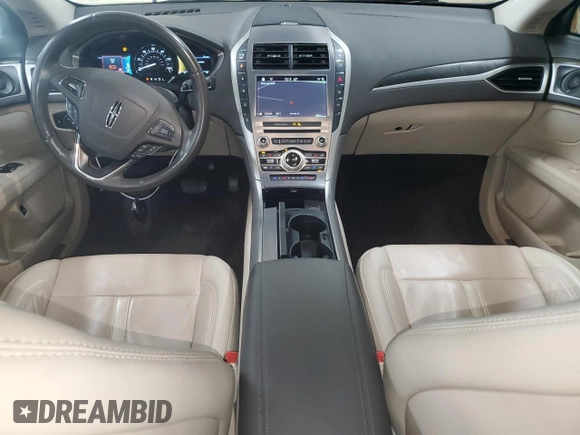 2019 Lincoln MKZ Hybrid Reserve II with VIN 3LN6L5MU8KR620816, listed as a Copart auction lot 58472075 with 38,421 mi miles and Salvage title. Bid and sale history available at DreamBid. Image 8.