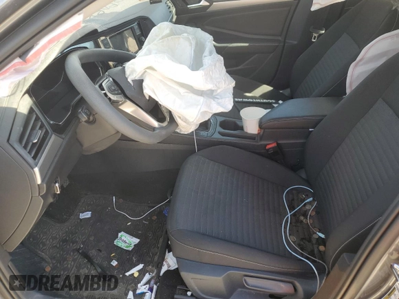 2023 Volkswagen Jetta S with VIN 3VW4M7BU0PM024723, listed as a Copart auction lot 61958364 with Not provided miles and Salvage title. Bid and sale history available at DreamBid. Image 7.