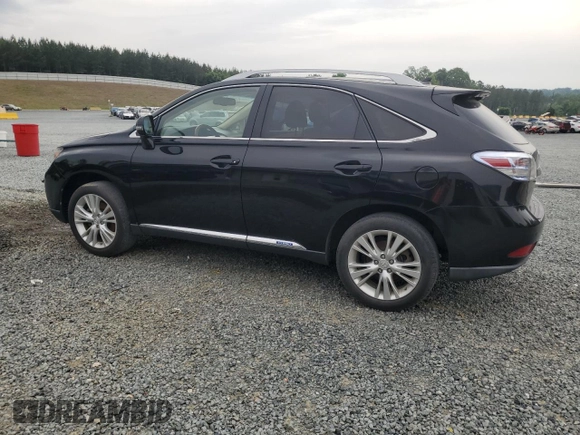 2012 Lexus RX 450h with VIN JTJBC1BA9C2432765, listed as a Copart auction lot 57657145 with 290,286 mi miles and Clean title. Bid and sale history available at DreamBid. Image 2.