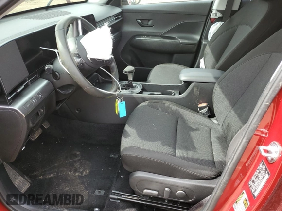 2025 Hyundai Kona SEL with VIN KM8HBCAB9SU204284, listed as a Copart auction lot 53242245 with 17,658 mi miles and Non Repairable. Bid and sale history available at carsss.com. Image 7.