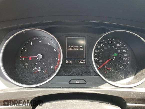 2018 Volkswagen Tiguan SEL z VIN 3VV2B7AX7JM126444, wystawiony jako Copart lot #61574485 z przebiegiem 86 720 mil mil oraz Szkoda całkowita • Salvage title. Historia ofert i sprzedaży dostępna na DreamBid. Obrazek 9.
