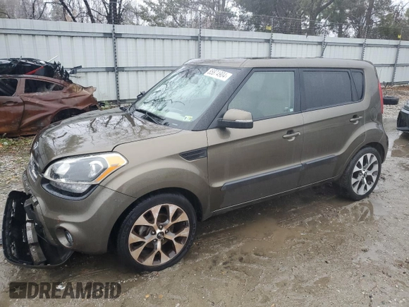 2013 Kia Soul ! with VIN KNDJT2A63D7484902, listed as a Copart auction lot 85874904 with 160,919 mi miles and Salvage Title. Bid and sale history available at carsss.com. Image 1.