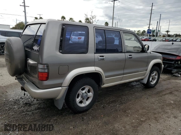 2001 Isuzu Trooper S z VIN JACDS58X617J03960, wystawiony jako Copart lot #86744174 z przebiegiem 78 078 mil mil oraz Nie do naprawy • Non repairable. Historia ofert i sprzedaży dostępna na DreamBid. Obrazek 3.