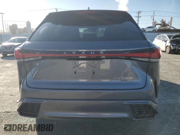 2023 Lexus RX with VIN 2T2BCMEA7PC009668, listed as a Copart auction lot 49514735 with 9,316 mi miles and Salvage Title. Bid and sale history available at carsss.com. Image 6.