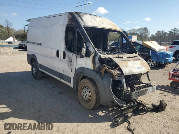 2014 Ram ProMaster Cargo with VIN 3C6TRVCG2EE103192, listed as a Copart auction lot 48890315 with Not Provided miles and Salvage Title. Bid and sale history available at carsss.com. Image 4.