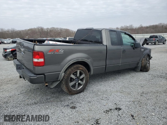 2004 Ford F-150 XLT with VIN 1FTPX14534NA94728, listed as a Copart auction lot 43751975 with 0 mi miles and Salvage Title. Bid and sale history available at carsss.com. Image 3.