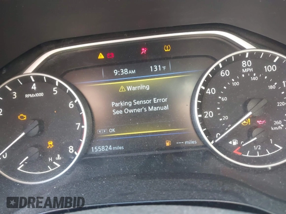 2017 Nissan Maxima SR with VIN 1N4AA6APXHC426651, listed as a IAAI auction lot 42242002 with 155,824 mi miles and . Bid and sale history available at DreamBid. Image 7.