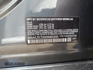 2019 BMW 4 Series 440i z VIN WBA4J5C56KBM65695, wystawiony jako Copart lot #78271404 z przebiegiem 57 283 mil mil oraz Szkoda całkowita • Salvage title. Historia ofert i sprzedaży dostępna na DreamBid. Obrazek 12.