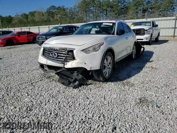 2014 Infiniti QX70 z VIN JN8CS1MU1EM451632, wystawiony jako Copart lot #50012035 z przebiegiem 246 212 mil mil oraz Szkody całkowita. Historia ofert i sprzedaży dostępna na DreamBid. Obrazek 14.