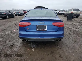 2015 Audi S4 Premium Plus with VIN WAUDGAFL2FA038723, listed as a Copart auction lot 86791404 with 93,500 mi miles and Salvage Title. Bid and sale history available at carsss.com. Image 6.