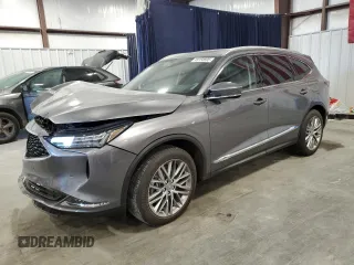 2024 Acura MDX Advance with VIN 5J8YE1H82RL023247, listed as a Copart auction lot 49150695 with 15,346 mi miles and Salvage title. Bid and sale history available at DreamBid. Image 1.