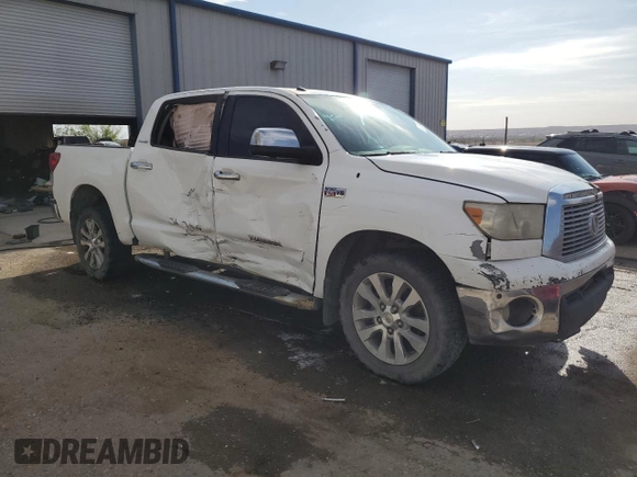 2012 Toyota Tundra Limited with VIN 5TFHW5F18CX246031, listed as a Copart auction lot 51668945 with 345,294 mi miles and Salvage title. Bid and sale history available at DreamBid. Image 4.