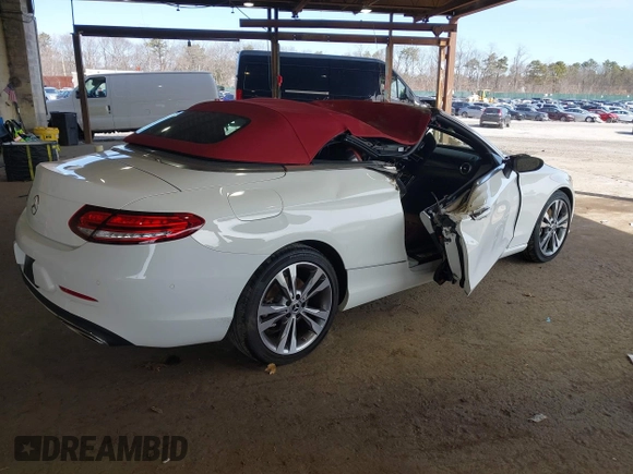 2022 Mercedes-Benz C 300 with VIN W1KWK8EB6NG112674, listed as a IAAI auction lot 41773696 with 26,242 mi miles and . Bid and sale history available at DreamBid. Image 4.