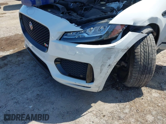 2018 Jaguar F-Pace S with VIN SADCM2FVXJA238034, listed as a IAAI auction lot 42350871 with 56,844 mi miles and . Bid and sale history available at DreamBid. Image 6.