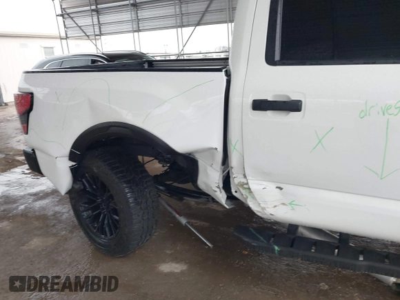 2024 Nissan Titan Pro-4X with VIN 1N6AA1EDXRN105077, listed as a IAAI auction lot 41545734 with 8,505 mi miles and . Bid and sale history available at DreamBid. Image 6.