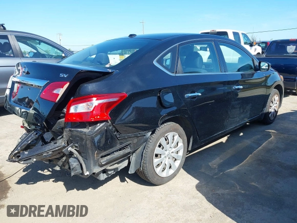 2016 Nissan Sentra S with VIN 3N1AB7AP6GL638515, listed as a IAAI auction lot 42137893 with 1,474 mi miles. Bid and sale history available at carsss.com. Image 4.
