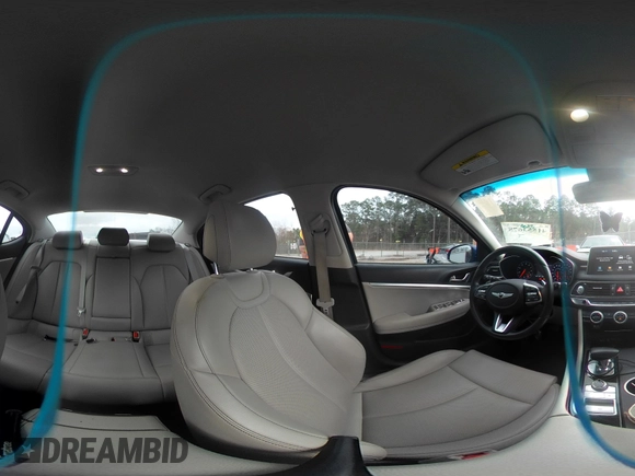 2020 Genesis G70 2.0T with VIN KMTG64LAXLU048760, listed as a IAAI auction lot 41553678 with 63,043 mi miles and . Bid and sale history available at DreamBid. Image 18.