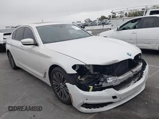 2018 BMW 5 Series 530e with VIN WBAJA9C56JB252738, listed as a IAAI auction lot 42260352 with 113,581 mi miles and . Bid and sale history available at DreamBid. Image 1.