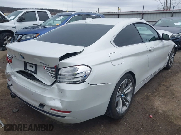 2016 BMW 4 Series 428i with VIN WBA3N7C54GK227475, listed as a IAAI auction lot 40963425 with 87,408 mi miles and . Bid and sale history available at carsss.com. Image 4.