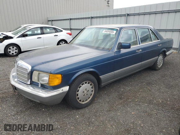 1986 Mercedes-Benz 560 with VIN WDBCA39D7GA260903, listed as a Copart auction lot 54634595 with 187,942 mi miles and Clean Title. Bid and sale history available at DreamBid. Image 1.