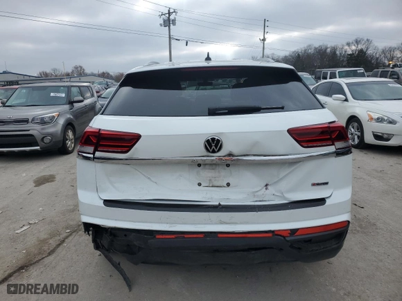 2020 Volkswagen Atlas Cross Sport 2.0T S with VIN 1V2GC2CA3LC231210, listed as a Copart auction lot 85892664 with 57,480 mi miles and Salvage Title. Bid and sale history available at carsss.com. Image 6.