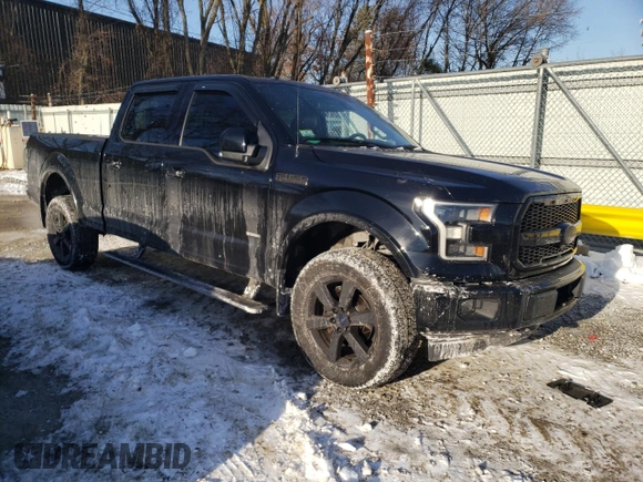2017 Ford F-150 XL with VIN 1FTFW1EG0HFC24981, listed as a Copart auction lot 42326465 with 82,342 mi miles and Salvage Title. Bid and sale history available at carsss.com. Image 4.