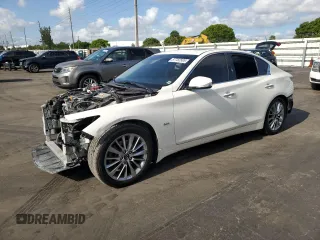 2020 Infiniti Q50 Sport z VIN JN1EV7AP7LM201180, wystawiony jako Copart lot #57752565 z przebiegiem 69 094 mil mil oraz Nie do naprawy • Non repairable. Historia ofert i sprzedaży dostępna na DreamBid. Obrazek 1.