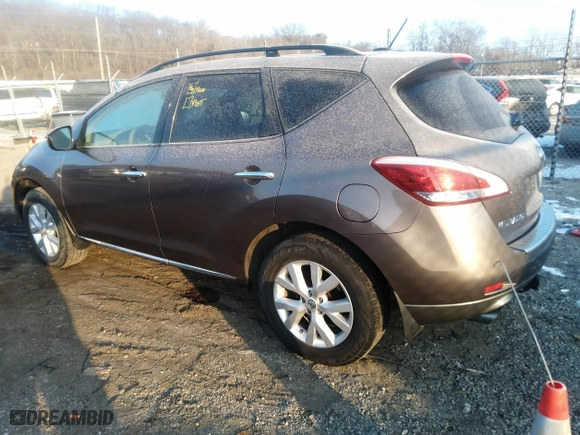 2011 Nissan Murano SL with VIN JN8AZ1MW5BW177520, listed as a IAAI auction lot 41286522 with 192,667 mi miles. Bid and sale history available at carsss.com. Image 3.