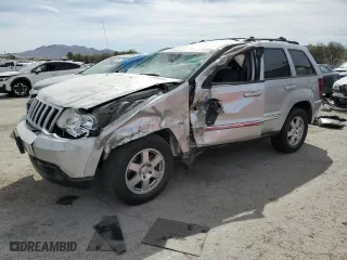 2010 Jeep Grand Cherokee Laredo with VIN 1J4PS4GK8AC156451, listed as a Copart auction lot 49108554 with 0 mi miles and Salvage Title. Bid and sale history available at carsss.com. Image 1.