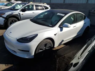 2022 Tesla Model 3 Long Range with VIN 5YJ3E1EB4NF249277, listed as a Copart auction lot 45952725 with Not Provided miles and Salvage Title. Bid and sale history available at DreamBid. Image 1.