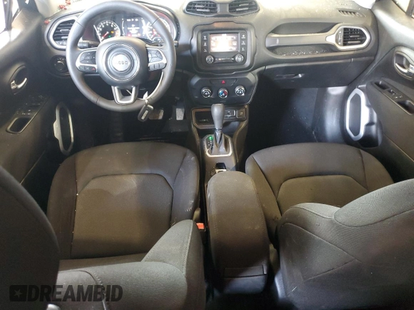 2020 Jeep Renegade Sport with VIN ZACNJAA13LPL94704, listed as a Copart auction lot 65293964 with 37,609 mi miles and Salvage Title. Bid and sale history available at DreamBid. Image 8.