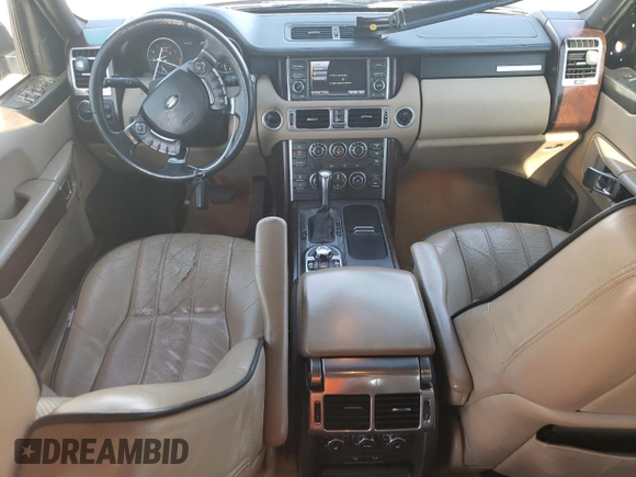 2012 Land Rover Range Rover HSE Lux with VIN SALMF1D41CA381092, listed as a Copart auction lot 48295575 with 194,952 mi miles and Salvage title. Bid and sale history available at DreamBid. Image 8.