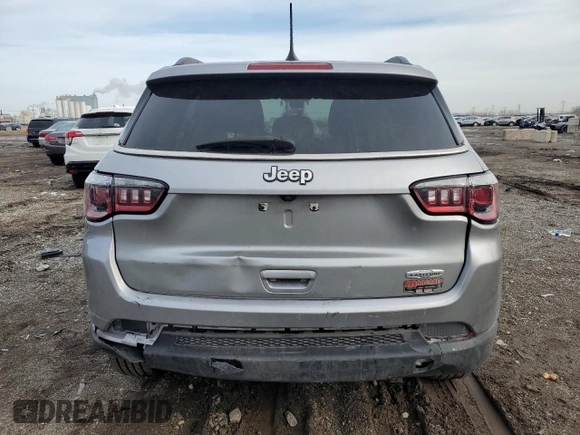 2020 Jeep Compass Latitude with VIN 3C4NJCBB3LT166541, listed as a Copart auction lot 49674605 with 68,849 mi miles and Salvage Title. Bid and sale history available at carsss.com. Image 6.