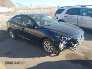 2015 Mazda 3 i Grand Touring with VIN 3MZBM1W70FM160082, listed as a IAAI auction lot 41677953 with 90,645 mi miles and . Bid and sale history available at DreamBid. Image 1.