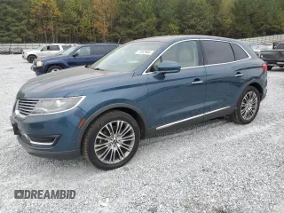 2016 Lincoln MKX Reserve with VIN 2LMPJ8LR6GBL39424, listed as a Copart auction lot 77652984 with 134,056 mi miles and Salvage title. Bid and sale history available at DreamBid. Image 1.
