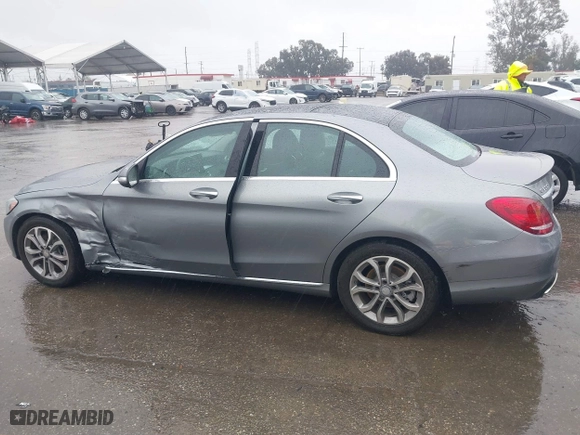 2015 Mercedes-Benz C-Class C 300 with VIN 55SWF4JB8FU057426, listed as a IAAI auction lot 41558621 with 106,655 mi miles. Bid and sale history available at carsss.com. Image 14.