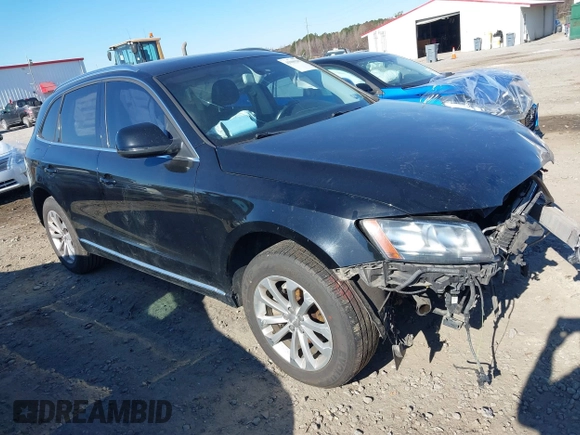 2014 Audi Q5 Premium with VIN WA1CFAFP4EA017515, listed as a IAAI auction lot 41000205 with 194,104 mi miles and . Bid and sale history available at DreamBid. Image 1.