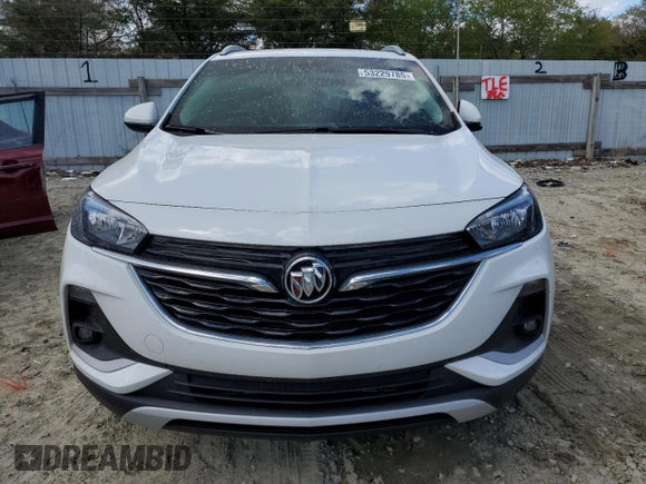2022 Buick Encore GX Select with VIN KL4MMESL1NB012058, listed as a Copart auction lot 53229785 with 33,928 mi miles and Salvage title. Bid and sale history available at DreamBid. Image 5.