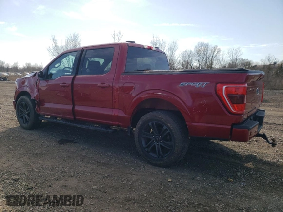 2022 Ford F-150 XL with VIN 1FTEW1EP3NFA79541, listed as a Copart auction lot 49204215 with 54,992 mi miles and Salvage Title. Bid and sale history available at DreamBid. Image 2.