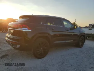 2022 Volkswagen Atlas SE with VIN 1V2JC2CA0NC224224, listed as a Copart auction lot 74612554 with 49,249 mi miles and Salvage title. Bid and sale history available at DreamBid. Image 3.