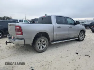 2019 Ram 1500 Big Horn/Lone Star with VIN 1C6SRFFT6KN518419, listed as a Copart auction lot 46429725 with 110,272 mi miles and Salvage Title. Bid and sale history available at carsss.com. Image 3.